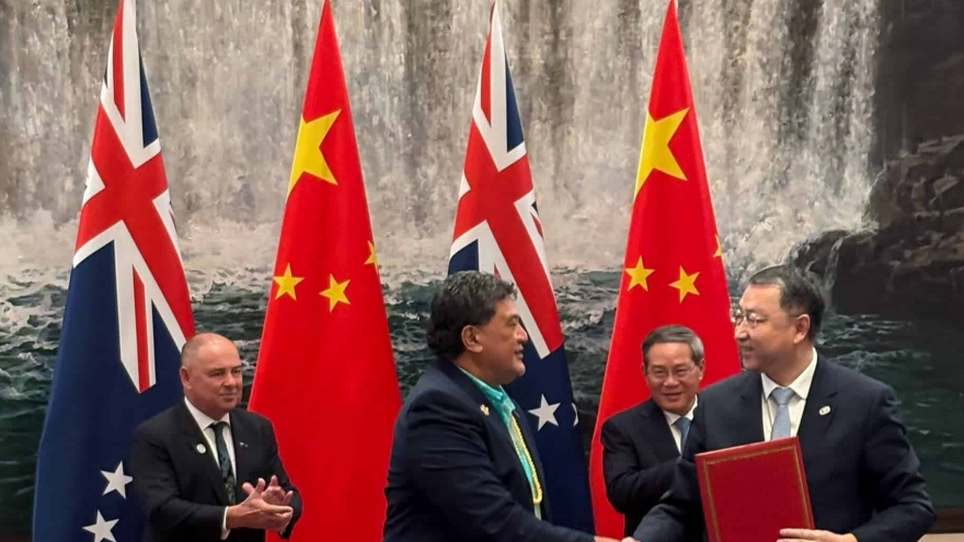 Quần đảo Cook và Trung Quốc ký thỏa thuận hợp tác chiến lược toàn diện