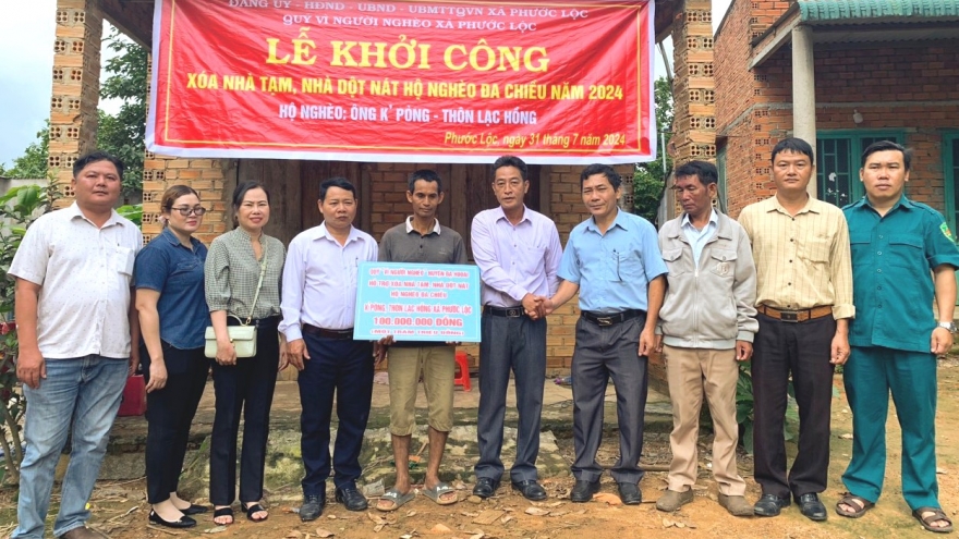 Chung sức đồng lòng xóa nhà tạm nhà dột nát