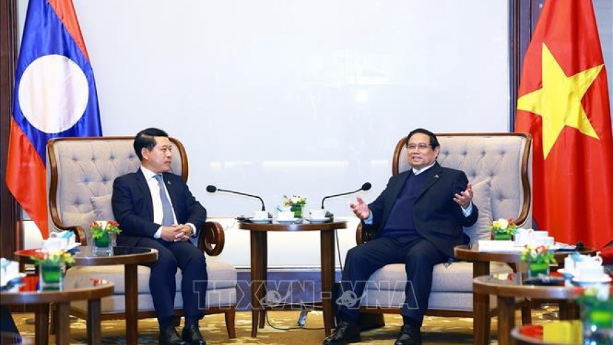 Thủ tướng Phạm Minh Chính tiếp Phó Thủ tướng Lào Saleumsay Kommasith