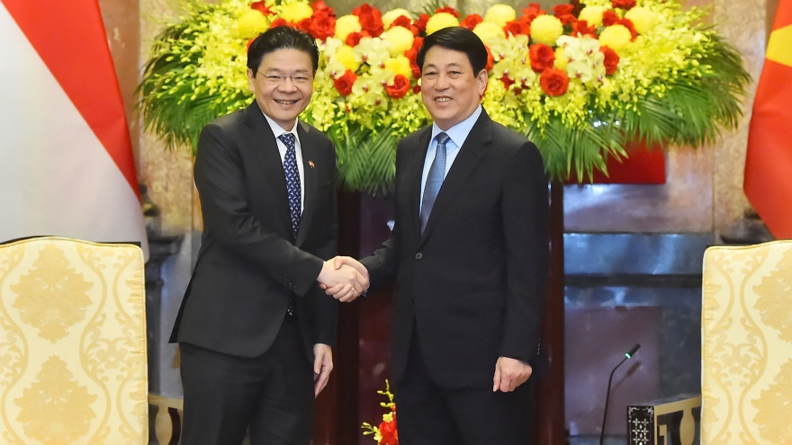 Chủ tịch nước đề nghị Singapore tiếp tục hỗ trợ Việt Nam phát triển nguồn nhân lực