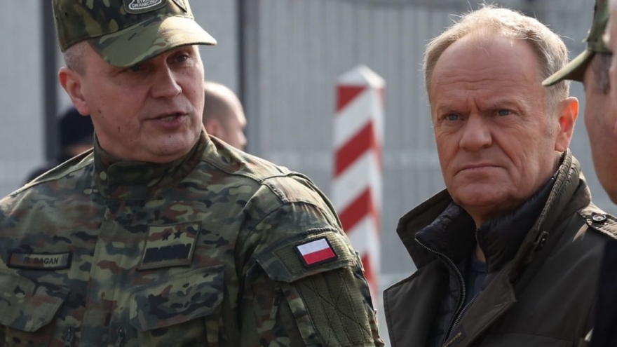 Ba Lan tăng số lượng quân ở biên giới với Belarus để đảm bảo an ninh