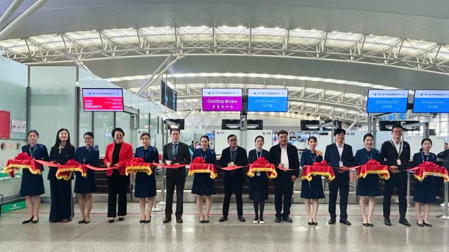 Sân bay Nội Bài khai trương đường bay Hà Nội - Phúc Châu (Trung Quốc)