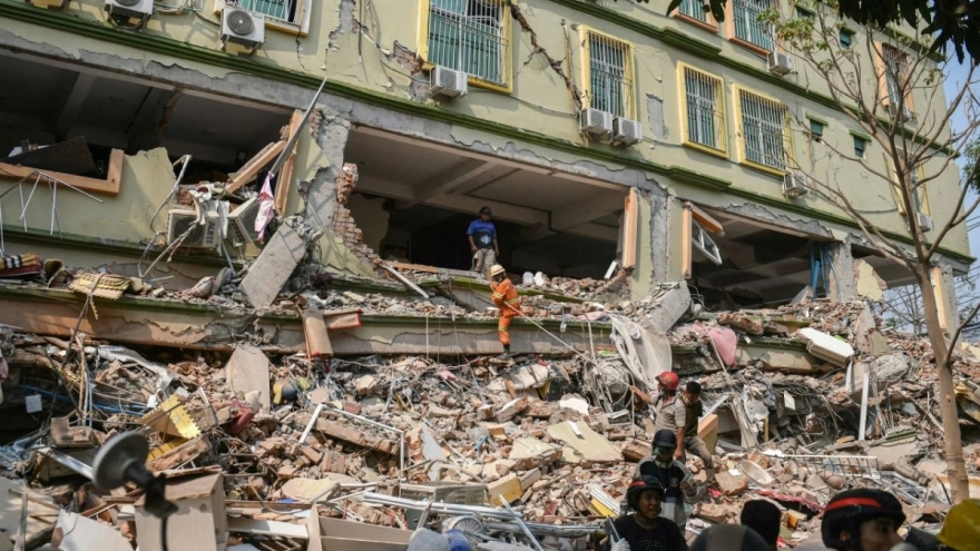 Campuchia cứu trợ khẩn cấp cho Myanmar khắc phục hậu quả động đất