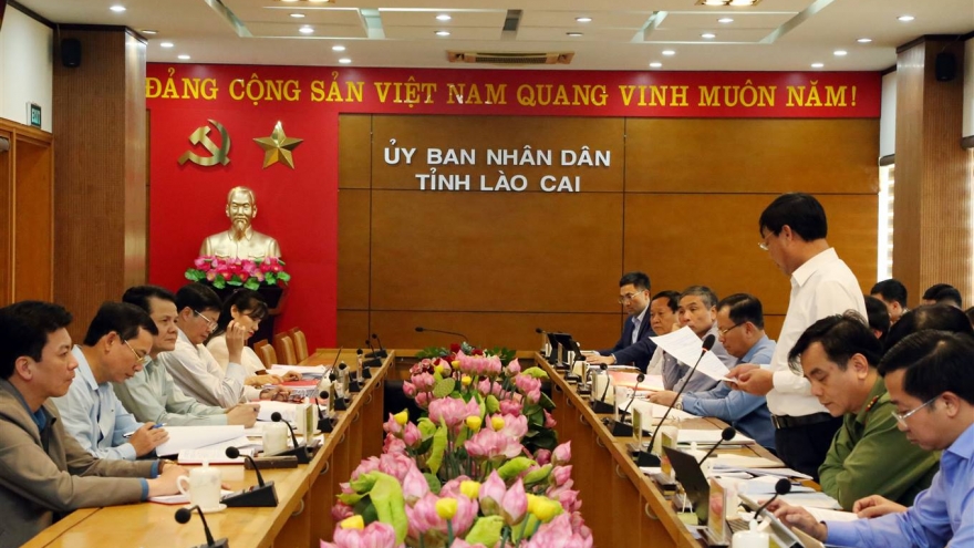 Đoàn kiểm tra của Bộ Chính trị làm việc tại Lào Cai