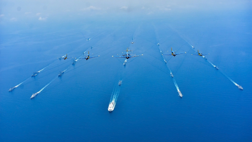 Tàu 09 kết thúc diễn tập Komodo lần thứ 5 năm 2025