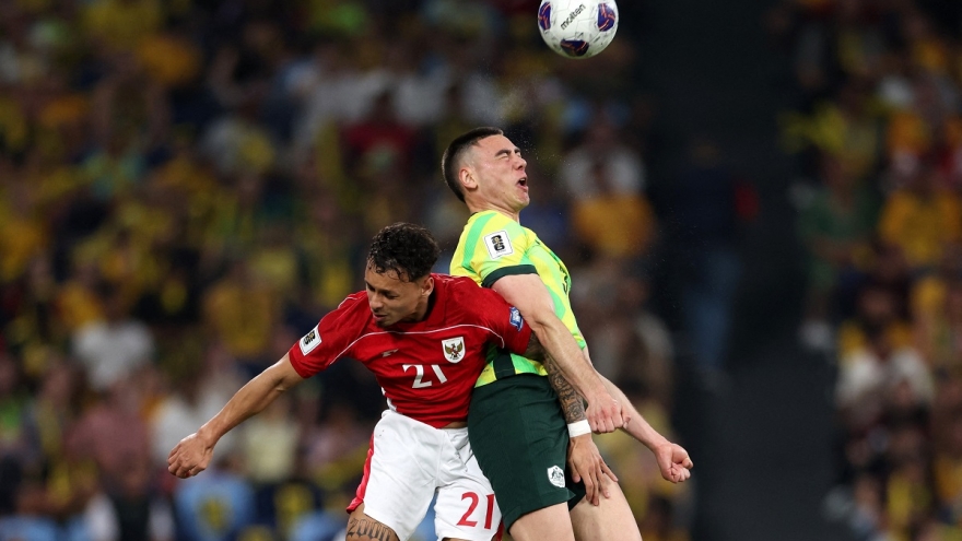 Kết quả vòng loại World Cup 2026 hôm nay 20/3: Indonesia thua đậm Australia