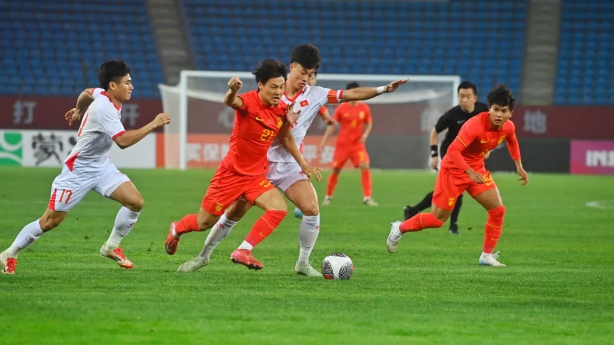 U22 Việt Nam hòa U22 Trung Quốc, giành hạng ba giải giao hữu quốc tế