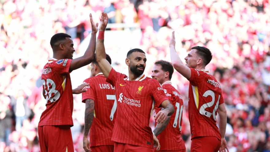 Kết quả vòng 34 Ngoại hạng Anh: Hạ Tottenham, Liverpool chính thức đăng quang