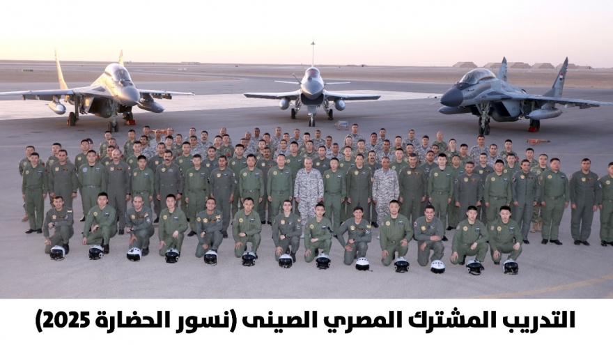 Ai Cập và Trung Quốc tập trận không quân chung