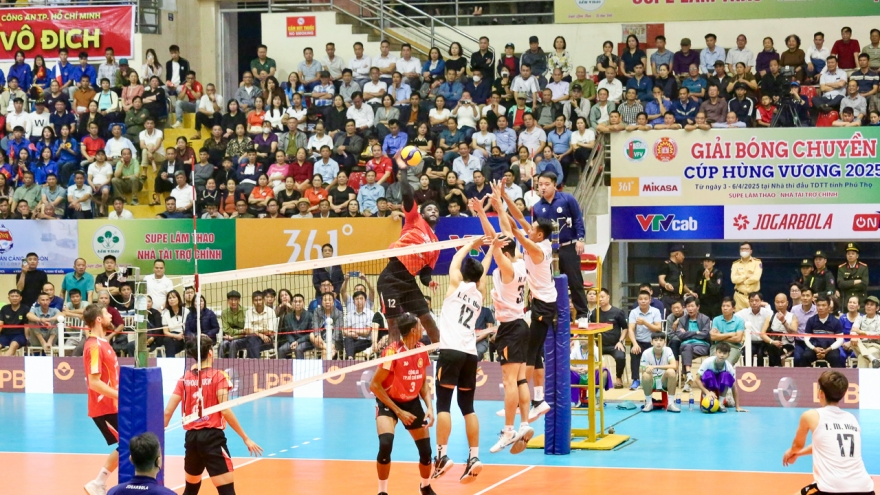 Giải bóng chuyền Cúp Hùng Vương 2025 tạm dừng trong 2 ngày