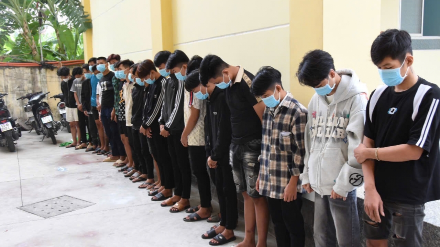 Xử lý 24 đối tượng liên quan vụ gây rối trật tự công cộng ở Tiền Giang