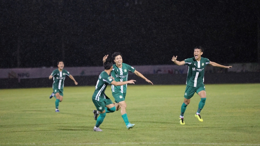 Xác định đối thủ của Công Phượng và đồng đội ở trận play-off thăng hạng V-League