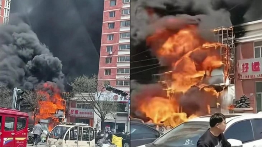 Cháy nhà hàng ở Liêu Ninh, Trung Quốc: 25 người thương vong