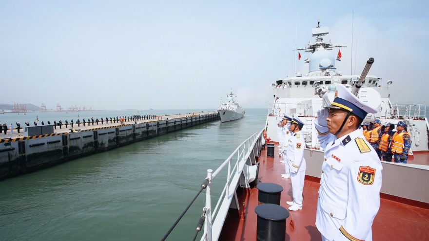 Hải quân Việt Nam và Trung Quốc tuần tra liên hợp trên vùng biển vịnh Bắc Bộ