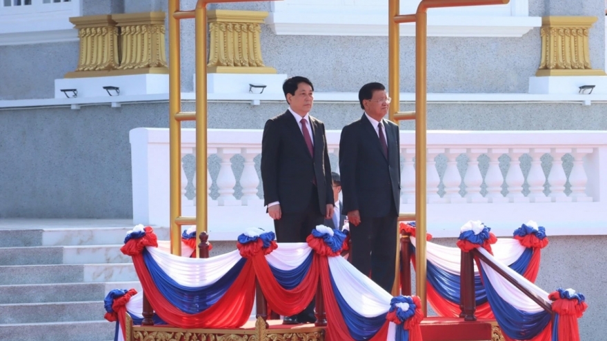 Chủ tịch nước Lương Cường kết thúc tốt đẹp chuyến thăm cấp Nhà nước tới Lào