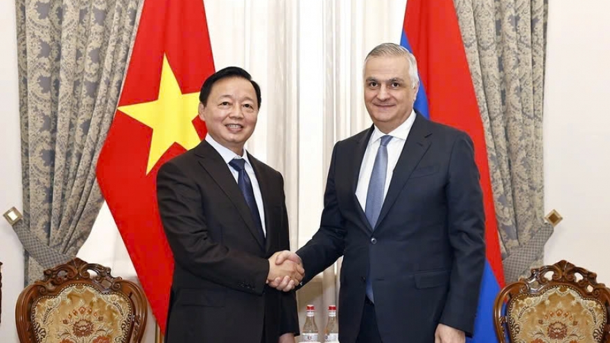 Phó Thủ tướng Trần Hồng Hà hội đàm Phó Thủ tướng Armenia Nher Grigoryan