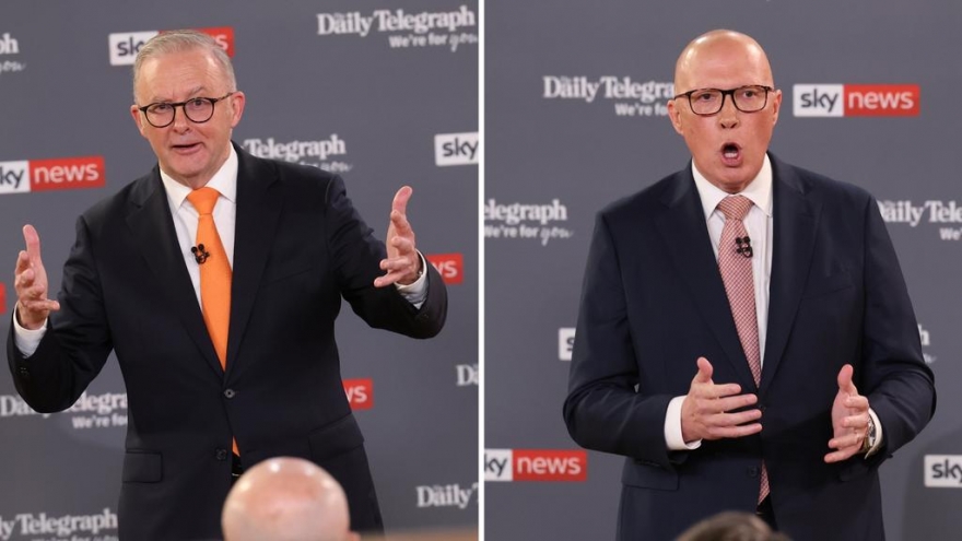 Bầu cử Australia: Thủ tướng Albanese chiến thắng trong cuộc tranh luận đầu tiên