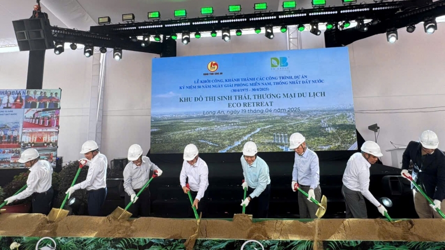 Long An đồng loạt khởi công nhiều dự án trọng điểm