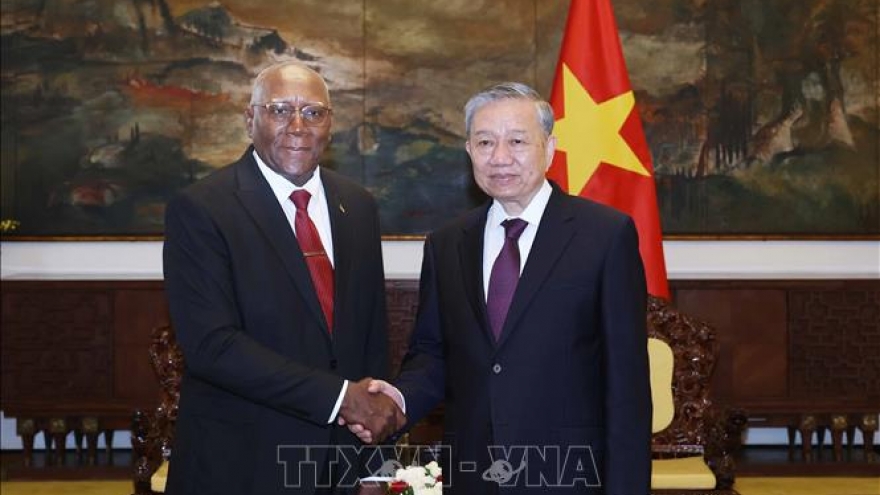 Tổng Bí thư Tô Lâm hội kiến Ủy viên Bộ Chính trị, Phó Chủ tịch nước Cuba Salvador Valdes Mesa