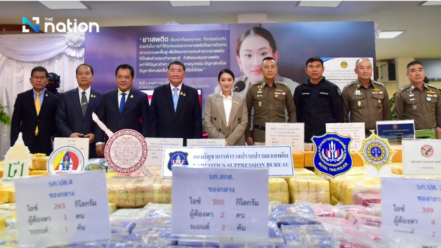 Những con số báo động về tội phạm ma túy tại Thái Lan