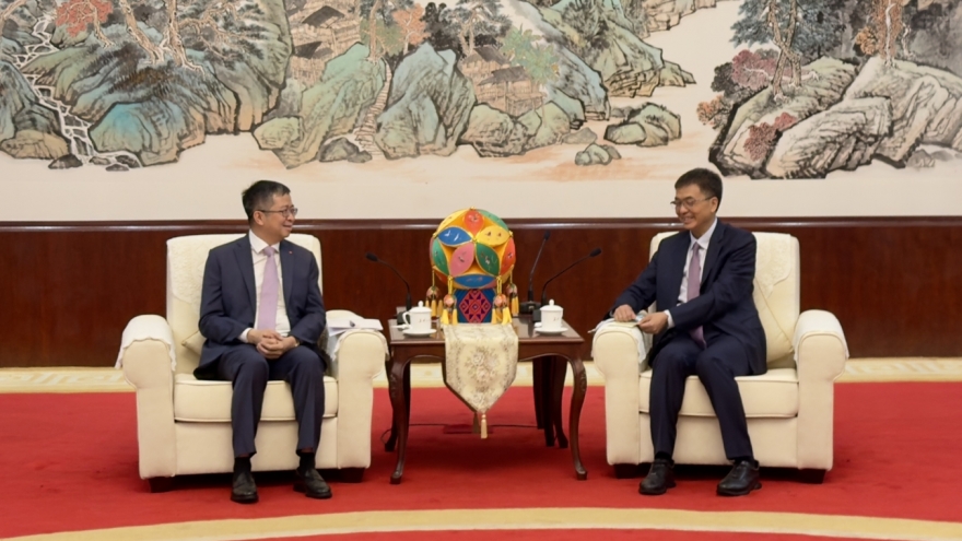 Đại sứ Việt Nam tại Trung Quốc hội kiến Bí thư Khu ủy Quảng Tây