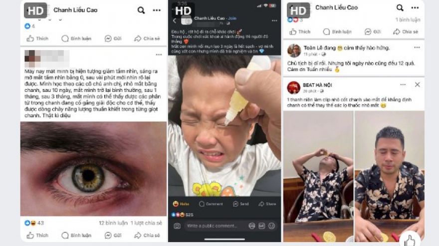 Dùng nước cốt chanh làm thuốc nhỏ mắt hay “đốt” mỡ: Cách làm dễ, rủi ro lớn