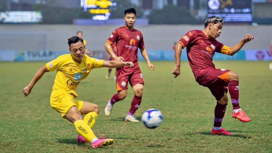 Kết quả vòng 24 V-League 2024/2025: CLB Bình Định kiên cường cầm hòa Thanh Hóa