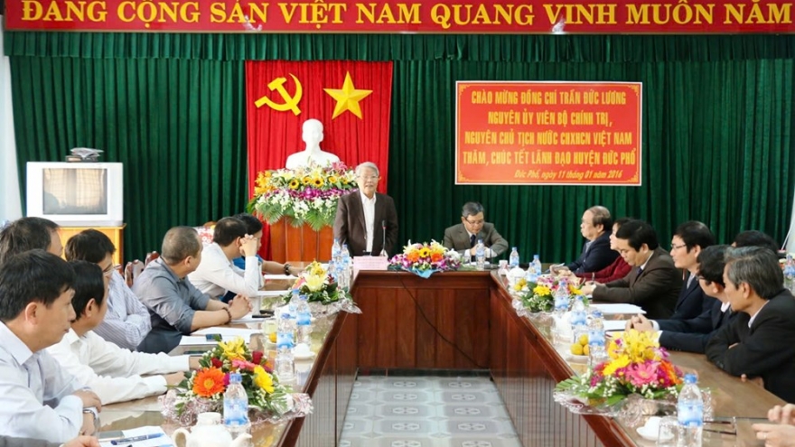 Quê nhà tiếc thương cụ Trần Đức Lương