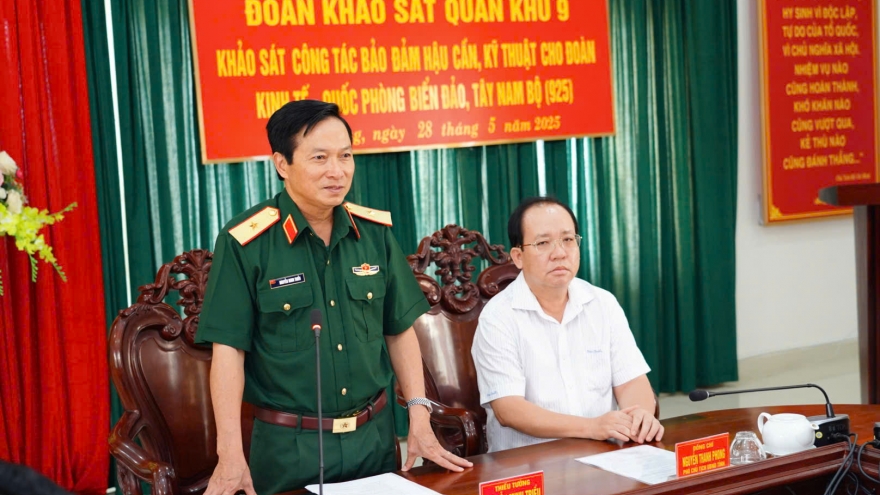 Khảo sát địa điểm cho Đoàn kinh tế quốc phòng biển đảo, Tây Nam bộ hoạt động