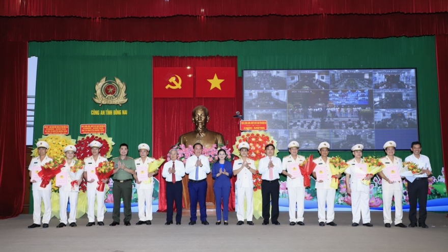 Danh sách cán bộ chủ chốt Công an tỉnh Đồng Nai