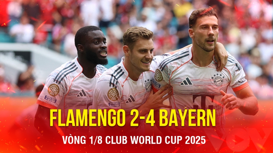 Kết quả Club World Cup hôm nay 30/6: Bayern thắng Flamengo, hẹn PSG ở tứ kết