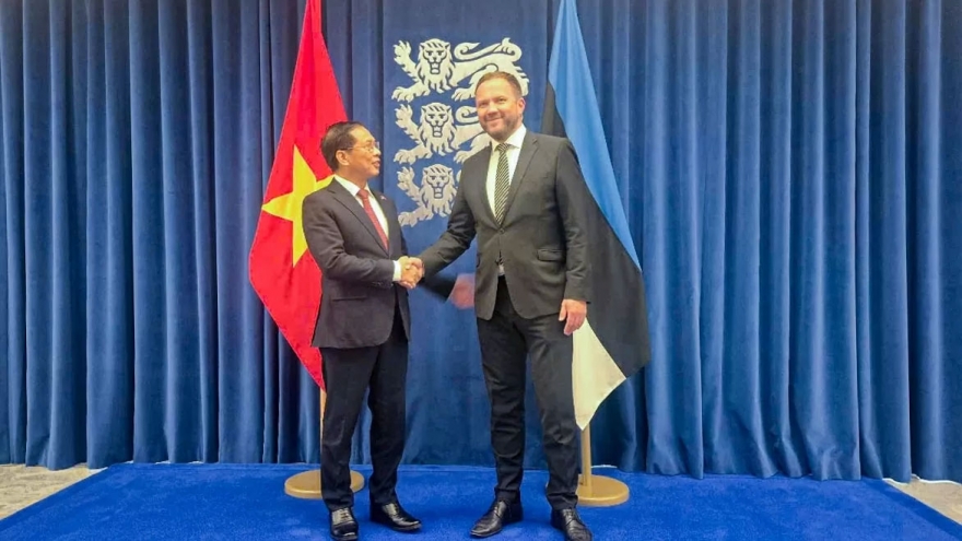 Bộ trưởng Ngoại giao Bùi Thanh Sơn hội đàm với Bộ trưởng Ngoại giao Estonia