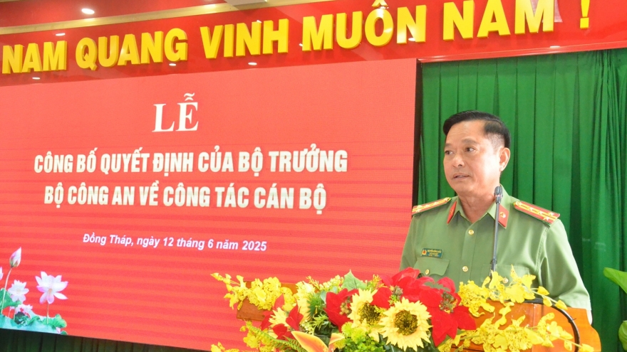 Công an Đồng Tháp có tân Phó Giám đốc