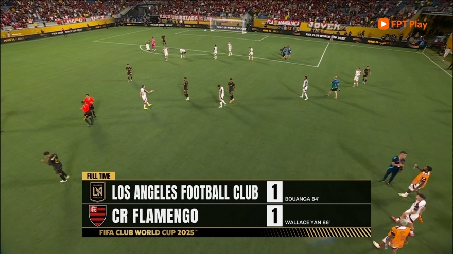 Kết quả FIFA Club World Cup 2025 ngày 25/6: Flamengo gặp Bayern ở vòng 1/8