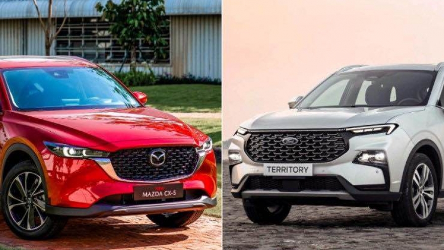 Nhờ chính sách giảm giá, doanh số xe Ford Territory vượt Mazda CX-5 trong tháng 5