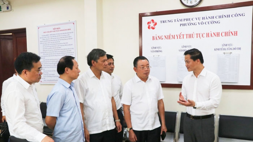 Kiểm tra công tác vận hành chính quyền địa phương 2 cấp tại Bắc Ninh
