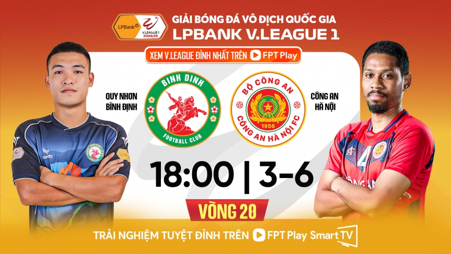 Lịch thi đấu bù vòng 20 V-League 2024/2025