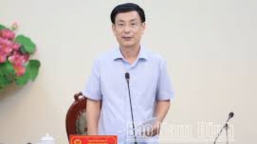 Chủ tịch tỉnh Nam Định Phạm Đình Nghị nghỉ hưu trước tuổi từ 1/7