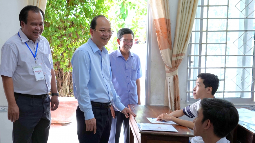Cà Mau tạo mọi điều kiện thuận lợi để thí sinh thi tốt nghiệp THPT