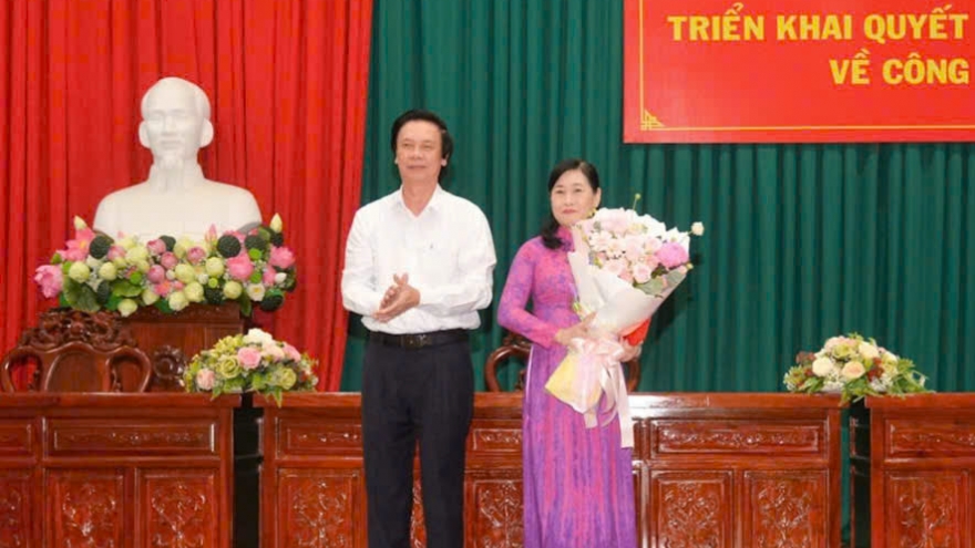 Bà Châu Thị Mỹ Phương giữ chức Phó Bí thư Tỉnh ủy Tiền Giang