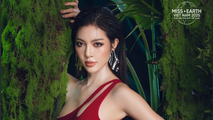 Dàn thí sinh Hoa hậu Trái đất Việt Nam 2025 diện bikini khoe dáng quyến rũ