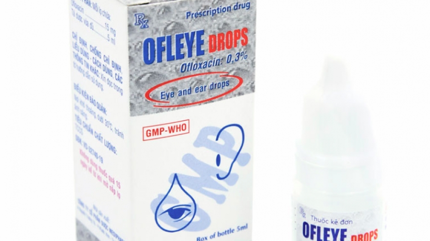 Thu hồi thuốc nhỏ mắt, tai Ofleye Drops của Medipharco sản xuất