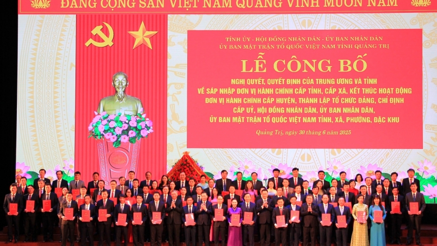 Danh sách 78 bí thư đảng ủy xã, phường, đặc khu của tỉnh Quảng Trị mới