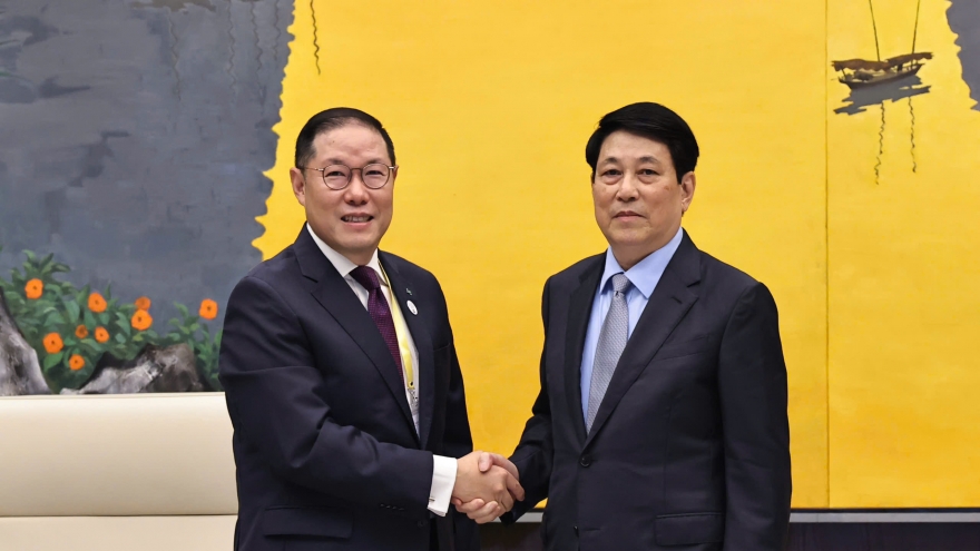 Chủ tịch nước Lương Cường tiếp Chủ tịch Hội đồng tư vấn kinh doanh APEC 2025