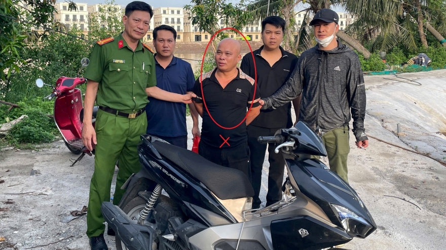 Bắt đối tượng truy nã nguy hiểm tại đầm nuôi trồng thủy sản ở Hải Phòng