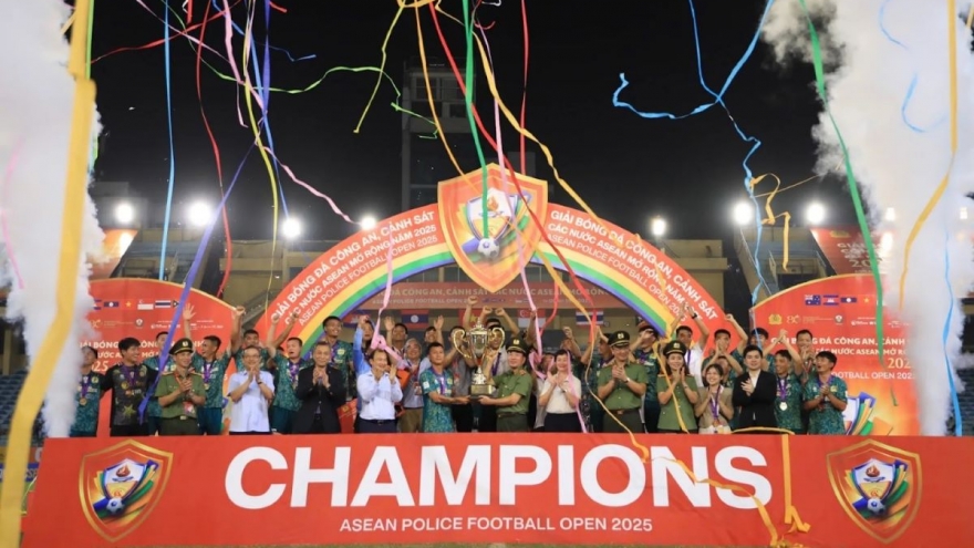 Dấu ấn từ Giải Bóng đá Công an, Cảnh sát các nước ASEAN mở rộng 2025