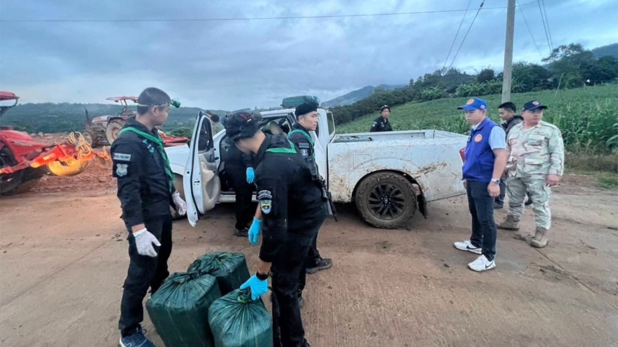 Cảnh sát Thái Lan thu giữ 4 triệu viên ma túy tại khu vực Tam giác vàng