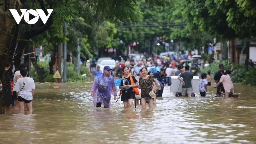 Bão số 3 có khả năng xảy ra mưa lớn gây ngập úng đô thị ở Hà Nội