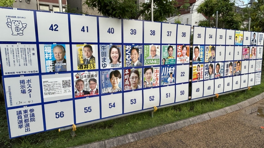 Cử tri Nhật Bản bắt đầu đi bỏ phiếu bầu cử Thượng viện