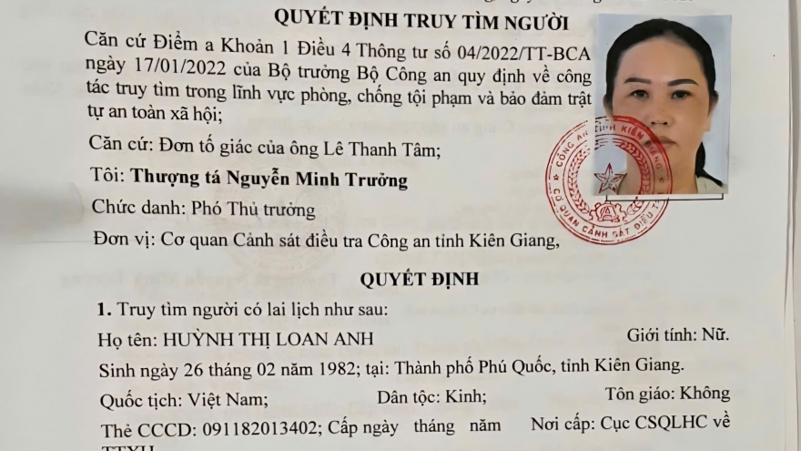 Truy tìm kẻ lừa đảo chiếm đoạt 500 triệu đồng